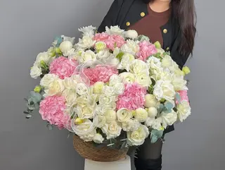 цветы Букет Art Flowers	Светлая классика