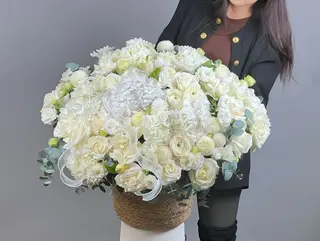 цветы Букет Art Flowers	Белая коллекция