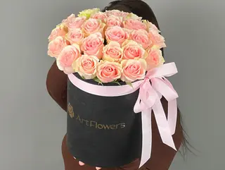 цветы Букет Art Flowers Розовая линия