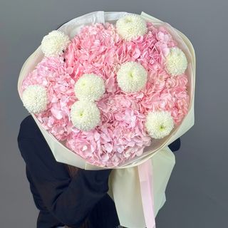 цветы Букет Жемчужное облако