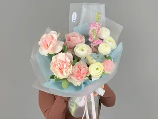 цветы Букет Art Flowers Нежная палитра