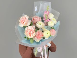 цветы Букет Art Flowers Нежная палитра