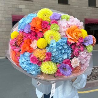 цветы Букет Цветочный калейдоскоп