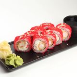 Калифорния с креветкой темпура