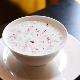 окрошка с курицей
