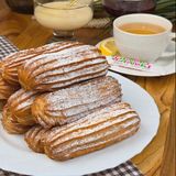 Эклер сливочный упак 8 шт/320 гр