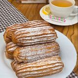 Эклер сливочный 10+2 шт /480 гр