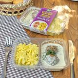 Картоп езбесі мен кілегейлі тұздықтағы митболдар 320г / Митболы в сливочном соусе с картофельным пюре 320гр