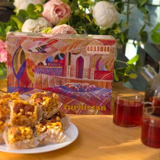 Чак-чак праздничный миндаль/грецкий орех 400 гр №3