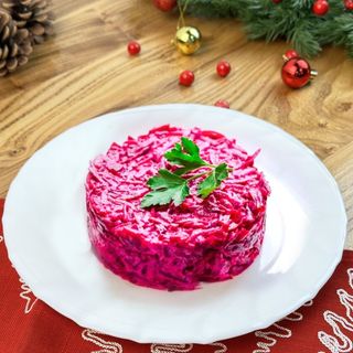 Сарымсақ пен майонезбен Қызылша салаты 1кг / Салат Свекла с майонезом и чесноком 1кг