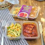 Барбекю тұздығындағы шұжықшалар мен пенне макароны 320г / Сосиски в соусе барбекю с макаронами Пенне 320гр