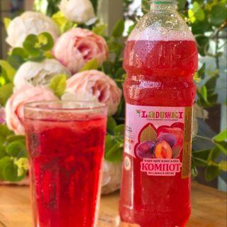 Компот из сливы и яблок 1 л 