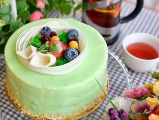 Шпинатты торт теңбілжидекпен 1.420г / Торт Шпинатный с облепихой 1,420гр