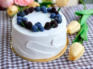 Қарақат бенто торты  630г / Blackberry бенто 630гр