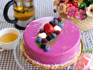 Жидектер қосылған бал торты 870г  / Медовик с ягодами 870гр