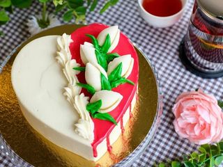 Tulip бисквитті торты 1.420г /  Торт Tulip бисквитный сердце 1.420гр