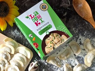 Вареники гриб/картофель полуфабрикат с.м. (400 гр)