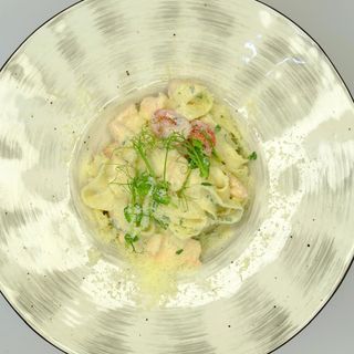 Паста с лососем