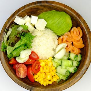 Боул с семгой