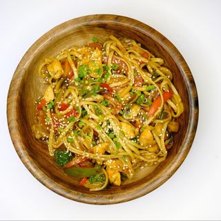 Удон с курицей