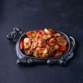 Грибы шиитаке с говядиной
