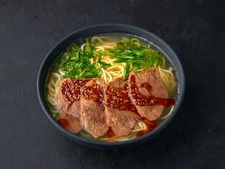 Лапша с говядиной