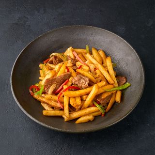 Мясо с фри по-Китайски