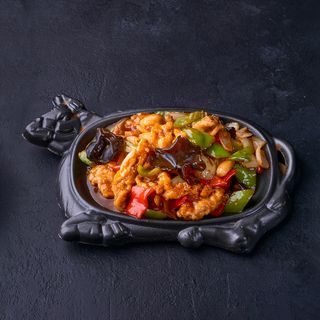 Курица на жаровне