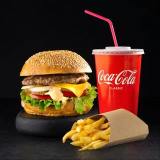 Чизбургер "Ульба" Комбо