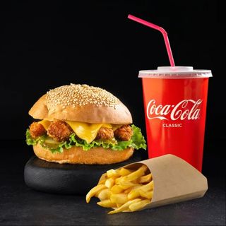 Бургер "Птицефабрика" Комбо