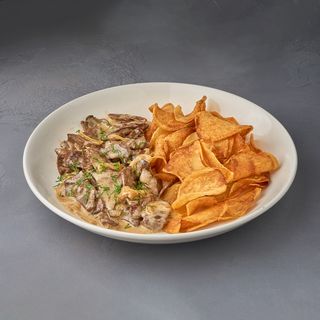 Печень по-домашнему с картофелем