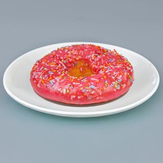 Пончик клубничный