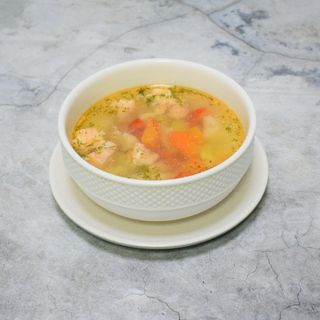Уха из семги и судака