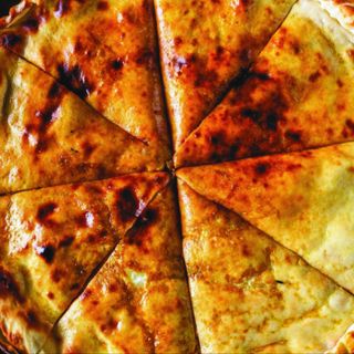 Нан щелпек с рубленным мясом