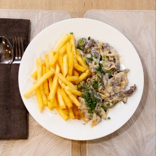 Бефстроганов из говядины