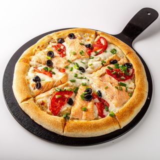 Пицца с семгой