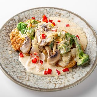 Оладьи из куриного филе