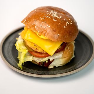 Куриный чизбургер