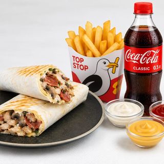 Комбо донер грибы и сыр куриный 1,5