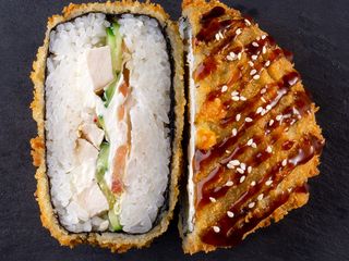 Суши-Бургер с курицей