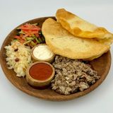 Сакский завтрак в сливочном соусе