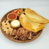 Сакский завтрак с говядиной