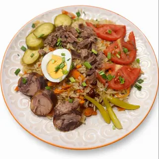 Плов с казы