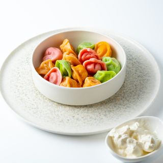 Цветные пельмешки 