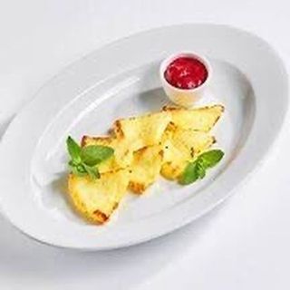 Жареный халуми