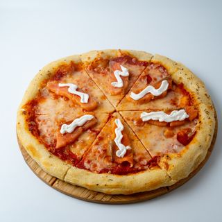 Пицца с семгой 