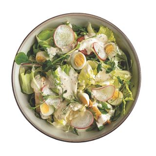 Чезарио с хрустящей курицей