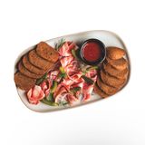 Строганина из конины