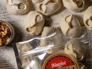 Манты с индейкой и тыквой 1 кг.