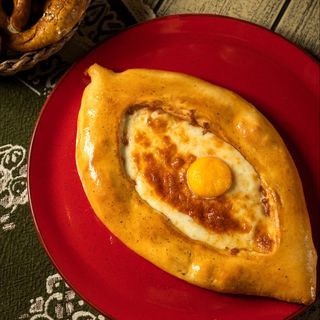 Хачапури с моцареллой и рикоттой